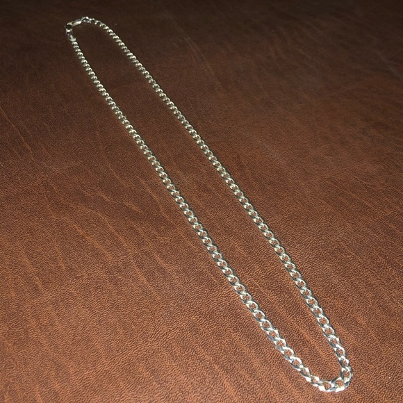 24” silver link chain - Picture 1 of 3